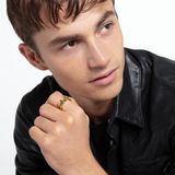 Thomas Sabo - Unisex Ring - Geel Goud - Zilver - Zirconia - TR2208-414-11