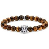 Thomas Sabo - Stretcharmband - Zilver - 925 Sterling Zilver - Tijgeroog