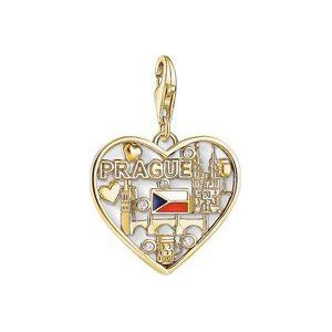 Thomas Sabo, Accessoires, Dames, Geel, ONE Size, Gouden Hart Praga Charm Hanger