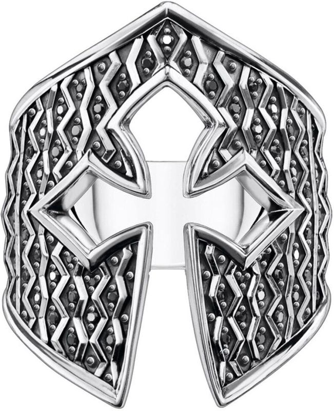 Thomas Sabo - Ring - Zilver - Zwart Zirconia