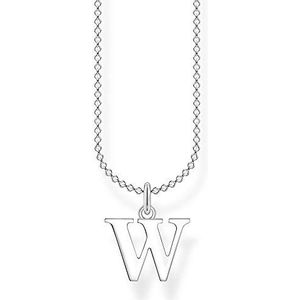 THOMAS SABO letter V vergulde zilveren ketting KE2031-413-39
