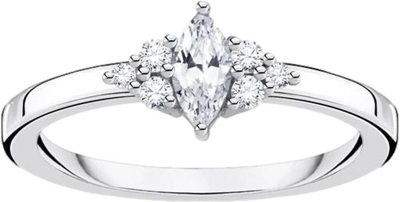Thomas Sabo - Ring - Zilver 925 - Vintage Witte Stenen