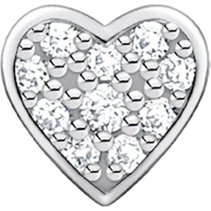 Thomas Sabo - Oorsteker, 925 sterling zilver, hartvorm, enkele stud