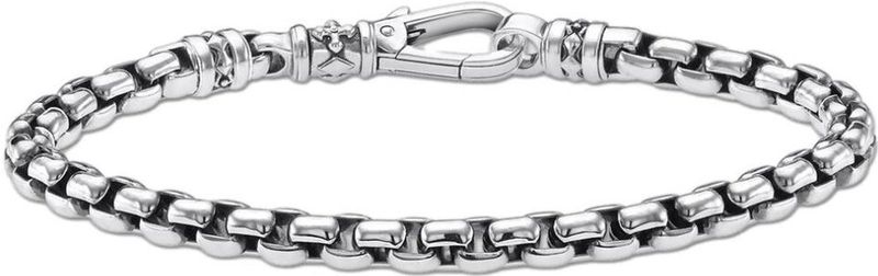 THOMAS SABO - Venezianer-Armband - Geschwärztes 925er Sterlingsilber - 20cm