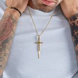 Thomas Sabo - Hanger - Geel Goud - Zilver - Zirconia - 25 mm