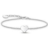 Thomas Sabo - Armband - Zilver - Verstelbaar - Gegraveerd Hart