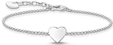 Thomas Sabo - Armband - Zilver - Verstelbaar - Gegraveerd Hart