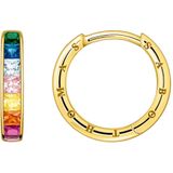 Thomas Sabo - Oorringen - 925er Zilver - Glassteen - Goud