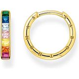 Thomas Sabo - Oorringen - 925er Zilver - Glassteen - Goud