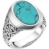 Thomas Sabo - Unisex Ring - Zilver - Zilver - Turquoise
