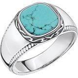 Thomas Sabo - Unisex Ring - Zilver - Zilver - Turquoise Steen