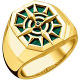 Thomas Sabo - Ring - Zilver - Zirkonia - Groen