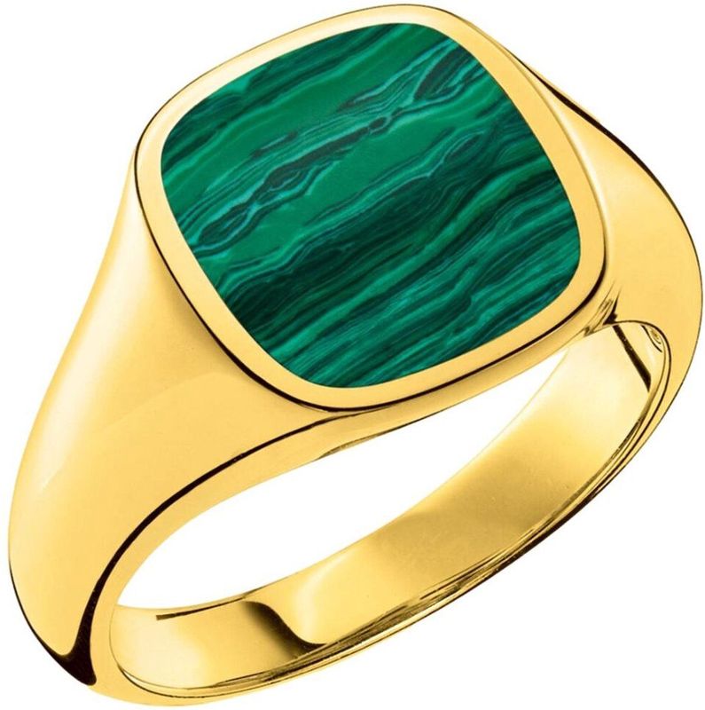 Thomas Sabo - Unisex Ring - Zilver - Zilver - Groen