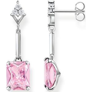 Thomas Sabo - H2177-051-9 - Oorbellen - Pink - Sterling Zilver - Zirkonia