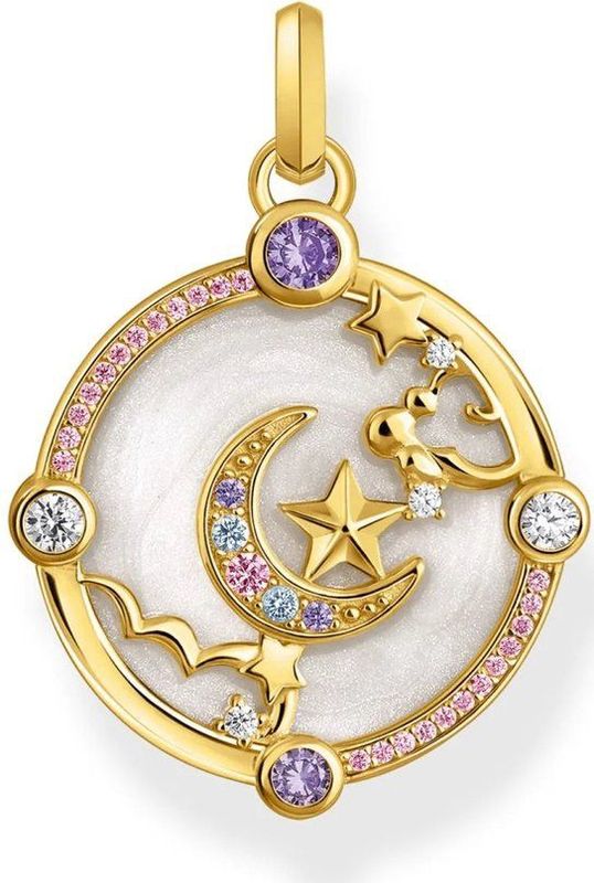 Thomas Sabo - Hanger - Veelkleurig - Zilver - Geel Goud Verguld