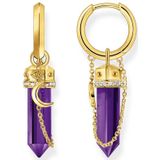 Thomas Sabo - CR722-414-13 - Oorbellen - Violet - 925er Zilver Geel Verguld