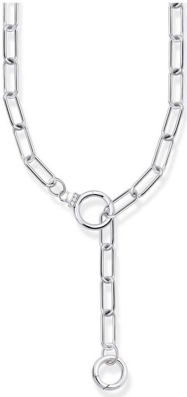 Thomas Sabo - Halsketting - Wit - Zilver - 47 cm - Zirkoon - 925/-