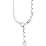 Thomas Sabo - Halsketting - Wit - Zilver - 42 - 47 cm