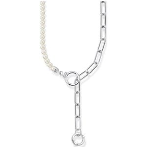 Thomas Sabo - Halsketting - Wit - Zilver - 42 - 47 cm