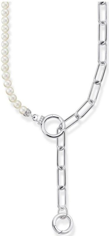 Thomas Sabo - Halsketting - Wit - Zilver - 42 - 47 cm