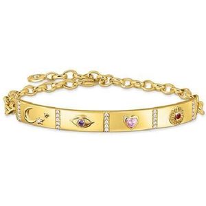Thomas Sabo - Armband - Veelkleurig - Zilver - Geel Goud Verguld - 925/-