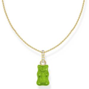 Thomas Sabo - KE2209-414-6-L45V - Ketting - 925 zilver - Dames - Goldb�är groen - 40+5cm