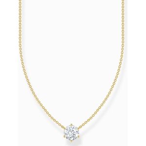 Thomas Sabo - KE2210-414-14-L45V - Halsketting - Dames - 925er Zilver - 18K Geel Verguld - 40-45 cm