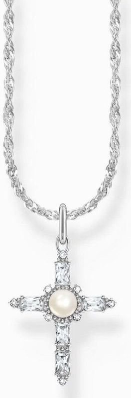 Thomas Sabo - KE2296-167-14 - Ketting - Wit - Gerecycled Zilver - 40-45cm