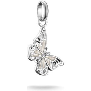 Thomas Sabo - Charm Club CC1265-007-14 - Bedeltje - Wit - Zilver - Gerecycleerd 925