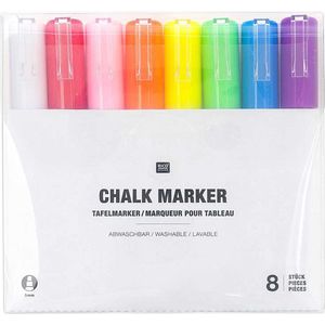 Chalk marker Krijtstiftenset rainbow