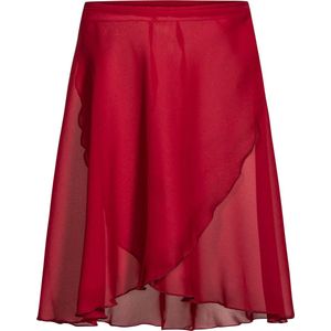 Balletrokje Wikkelrok R3050 dans sport fitness gymnastiek bordeaux maat S/M