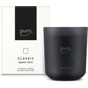 IPuro - Geurkaars - Noir - 270 gram - Luxe Geurkaars - Brandduur 50 uur