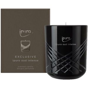 Ipuro - Oud Intens - Geurkaars - 270g - Brandduur 50 uur