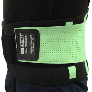 scarlet health | Rugband ""XACT"" voor stabilisatie en houdingscorrectie; verlicht pijn; voor mannen en vrouwen; maten S - XXL. Groen L