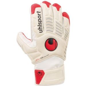 uhlsport Keepershandschoen Ergonomic Soft Training, wit/rood/zilver, 11, 100033601