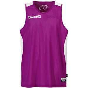 Spalding - Essential - Reversible Basketbal Shirt - Purple wit - Maat M