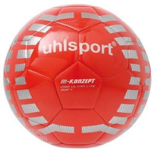 uhlsport Voetbal M-concept 290 Ultra Lite Soft, rood/wit/zwart, 5