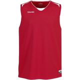 Spalding Attack Basketbalshirt - Maat XXL  - Mannen - wit/blauw