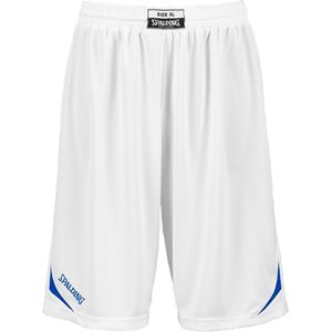 Spalding Attack Basketbalbroek - Maat S  - Mannen - wit/blauw