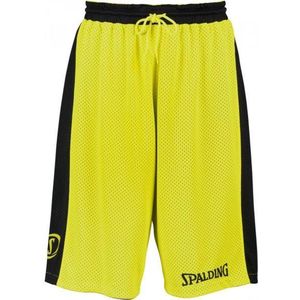 Spalding Essential Rev. Short Unisex - Zwart / Geel - maat XXS