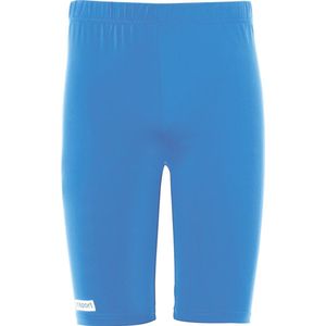 Uhlsport - Distinction Colors Tight - Sportbroek - Cyaan - 88% Polyester, 12% Elastaan