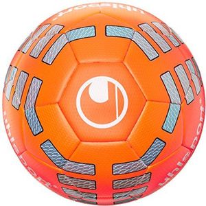 uhlsport Voetbal M-Concept Supreme 2.0, Fluo Rood/Zilver/Zwart, 5.0