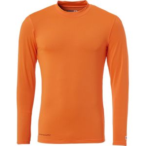 Uhlsport - Distinction Colors - Baselayer Thermoshirt - Fluo Orange - Ademend Materiaal