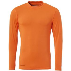 Uhlsport - Distinction Colors - Baselayer Thermoshirt - Fluo Orange - Ademend Materiaal