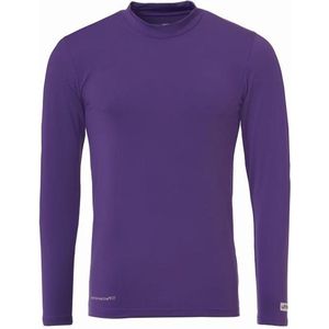 Uhlsport - Distinction Colors - Baselayer Thermoshirt - Paars - Elastisch en Ademend