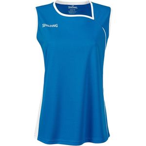 Spalding 4HER II  Basketbalshirt - Maat S  - Vrouwen - blauw/wit