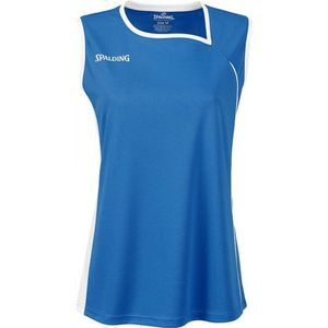 Spalding 4Her 2 Basketbalshirt Dames - Cyaan / Wit | Maat: 34