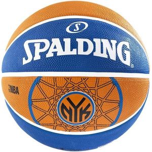 Spalding Basketbal NBA NY Knicks Oranje/Blauw Maat 7