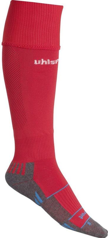 Uhlsport - Team Pro - Voetbalkousen - Rood - Maat: 41-44, 70% Polypropyleen, 20% Katoen, 10% Elastaan