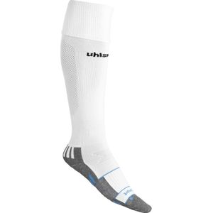 Uhlsport Team Pro Voetbalkousen - Wit / Zwart | Maat: 28-32